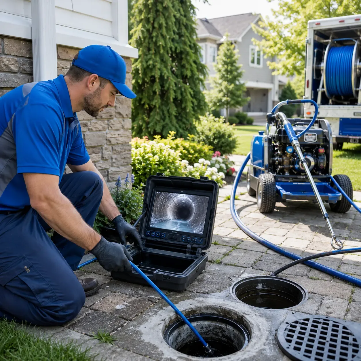 Outdoor drain cleaning professionals serving Nemacolin, PA